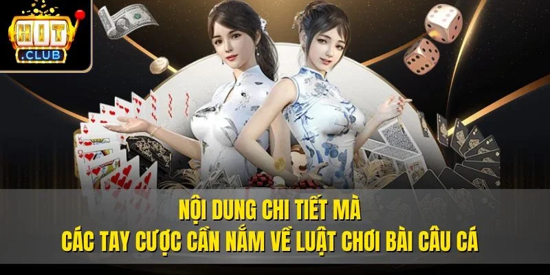 Nội dung chi tiết mà các tay cược cần nắm về luật chơi bài câu cá